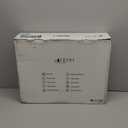 LEIVI Electric Bidet Toilet Seat with Wireless Remote and Side Panel, Multiple Spray Modes, Adjustable Heated Seat, Warm Water and Air Dryer, Auto LED Nightlight, Round (Silver)