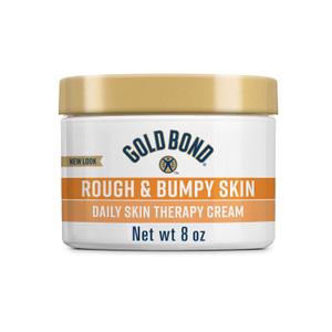 Gold Bond Rough & Bumpy Daily Skin Therapy Cream, 8 oz., With 7 Moisturizers & 3 Vitamins, 8 Ounce (Pack of 1)