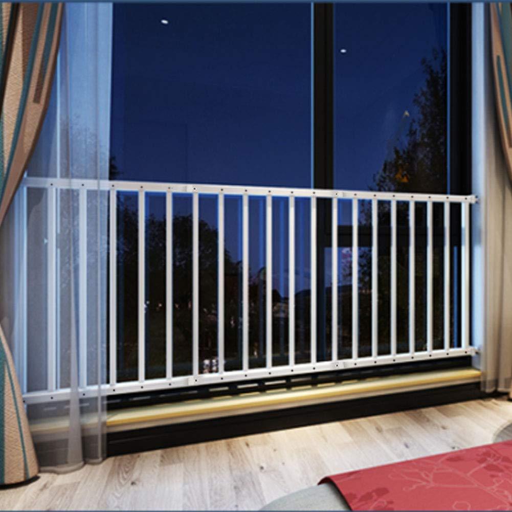 WAOWAO Window Safety Guards for Children Kids Child Toddler Pets Proof Extra Wide White Tension Security Window Guard Gate for Home Fit 61.41"-86.61" Sliding Windows (3 Piece)