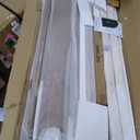 Bme Vivian 14 Inch Deluxe Bed Frame with Headboard, Rustic & Scandinavian Style with Solid Acacia Wood, No Box Spring Needed, 12 Strong Wood Slat Support, Easy Assembly, King, Rustic Golden Brown