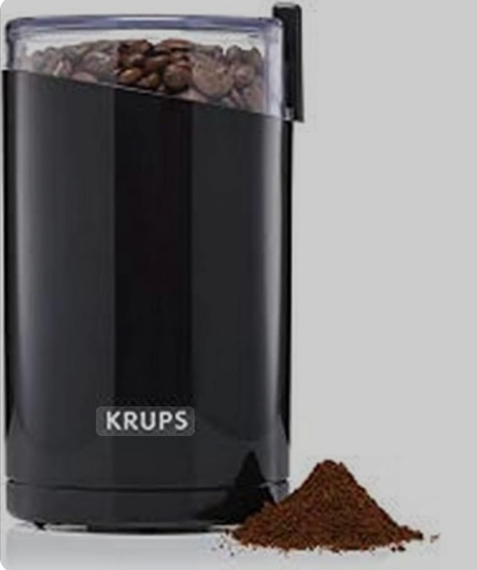 KRUPS 1500813248 203 Coffee Grinder with Stainless Steel Blades AND KM202850 Simply Brew Compact Filter Drip Coffee Maker