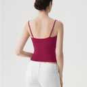 SUUKSESS Womens Sexy Cowl Neck Tank Top 2026 Modal Cami Going Out Tops (Red, L)