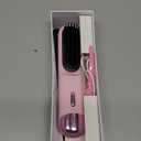 Go Brush Pro 2026 Hair Straightener Brush 300 Million Negative Ionic Portable Cordless Hair Straightener for Women with 4 Temps Fast Heating MCH Ceramic Coating Smooth Frizz - Free Hair Gift for Women