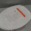 Brondell Bidet Toilet Seat S1400, Smart Toilet Seat, Dual Stainless-Steel, Self-Cleaning Nozzle With Clean Plus Technology, Endless Warm Water Bidet, Warm Air Dryer-Nightlight, Heated Seat, Elongated