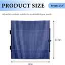 Retractable Windshield Sun Shade, Foldable Sun Shade for Sun, Heat and UV Rays Protection Keep Your Vehicle Cool, Front Window Sun Visor Protector with Suction Cups (Large 60"×27.6")