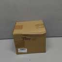 Tioncy Kitchen Canisters for Countertop Set of 3 Metal Canisters Sets with Bamboo Lids Spoon Airtight High Capacity Coffee Tea Sugar Flour Jars with DIY Labels Farmhouse Food Storage(Black,L,M,S)