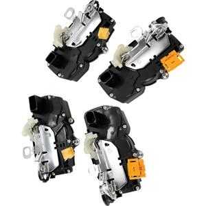 4-Piece Door Lock Actuator Set Compatible with Chevy Tahoe Suburban Silverado GMC Yukon Sierra Cadillac Escalade 2007-2014 Front Rear Left Right Replaces 931-303 931-304 931-108 931-109