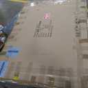 Modern Large Rounded Rectangular Metal Framed Wall Mounted Bathroom Vanity Mirror in Black