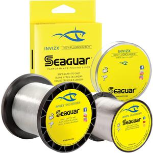 Seaguar InvizX Multi-Species Fishing Line for Casting, Live Bait, Freshwater, 100% Fluorocarbon, Clear, Multiple Sizes