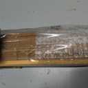 LazBlinds No Drill Bamboo Roman Shades, 28" W x 64" H, Malay Oak