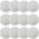 12 Pack S8201 Replacement Steam Mop Pads for Shark S7001 S8001 S7201 S7000AMZ S7000 S7005 S7020 S7001C S7000C Steam Mop, Steam & Scrub All-in-One Scrubbing Mop Pads, for Model XKITP7000