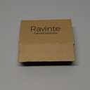 Ravinte 5 Pack Solid 5 Inch Kitchen Square Cabinet Handles Brushed Brass Drawer Pulls Kitchen Cabinet Hardware Handles (5" Hole Center)