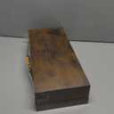 BAYKA Floating Shelves Bathroom for Wall  Shelf Over Toilet Farmhouse Rustic Wood for Bedroom, Kitchen, or Living Room Decor Organization, Christmas Decor Shelves  Rustic Brown, Set of 3 (15.7inches)