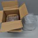 4 Pack Laundry Pod Containers and Dryer Sheet Holder for Laundry Room Organization Acrylic Jars with Lids and Labels for Laundry Detergent Laundry Pods Dry Sheet Organizing (2+1+1 Pack)