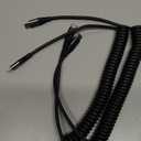 USB C to USB C Cable 6ft, 2Pack Coiled USB C Charger Cable Car, Type C Fast Charging for Cable for iPhone 17/16/15/Plus/Pro/Pro Max/MacBook Pro 2020/iPad Pro 2020/iPad Air 4/Samsung Galaxy S23