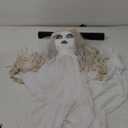 Halloween Hanging Ghosts 6FT White Ghost Ghost for Halloween Outdoor Decorations Front Yard Porch Patio Lawn Garden Trees Party Dcor and HolidayWithout Battery