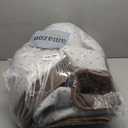 Foxmas 5x7 Area Rugs for Bedroom Living Room, Soft Thickened Memory Foam Carpet, Non-Slip Washable Indoor Modern Minimalist Shaggy Rug for Boys Girls Dorm Home Decor,Brown