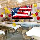 Memorial Day Backdrop Banner, Memorial Day Decorations for Office Home, Remember and Honor Backdrop Banner, Remember and Honor Sign Patriotic Decorations