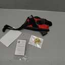 Service Dog Vest, ID Tag + 50 ADA Information Cards, Service Dog Harness in Sizes X Small to XX Large, Metal Dog Tag has Ruggedized Clip, 2-Sided Service Animal Cards,ESA Accessory Set Small (SMALL(Neck:15-17",Chest:19-25"), Red)