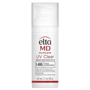 EltaMD UV Clear Face Sunscreen SPF 46, Oil-Free Sunscreen with Zinc Oxide, Dermatologist Recommended