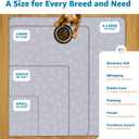 IMPROVIA Reusable Puppy Pad Waterproof, Extra-Absorbent, Washable Pee Pad for Dog Training, Whelping, & More Protect Your Floors & Pet with Quick-Drying Potty Pad (Paws & Hearts, Small 18"x24")