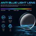 SODQW Blue Light Blocking Glasses for Women,Oval Glasses Frame non prescription Bluelight Glasses