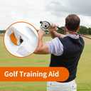 2 x Golf Training Grip Aid - Golf Swing Trainer Tool Posture, Non-Slip Swing Aid for Accuracy & Control, GolfClub Swing Grip Pad for Outdoor/Indoor Golf Grip Practice (with Storage Bag)