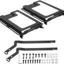 2 Pack UTV Seat Bases: Lower and Recline Seat Base Accessories | Compatible with Polaris RZR 800/900, S 1000, XP 1000, XP Turbo, Turbo S, RS1