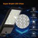 240W LED Parking Lot Light 60000Lm 6000K Street Light Dusk to Dawn Photocell IP65 Waterproof Commercial Outdoor Lighting 11 Years Lifespan for Parking Street Roadway Yard Warehouse Garage 3 Pack