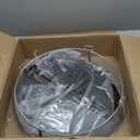 onlyfire Stainless Steel Mesh Cover & Cast Iron Grill Griddle Combo for Solo Stove 19.5 inch Fire Pit - Dual Cooking Surface with Handles for Ember Protection and Outdoor BBQ