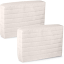 Tatuo 2 Pcs Indoor Air Conditioner Cover Double Insulated Wall Air Conditioner Cover for Window Units Winter White AC Covers for Inside with Drawstring(21 x 14 x 3 Inch)