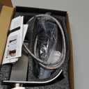 Bathroom Faucets Brushed Nickel Waterfall Bathroom Sink Faucet Modern Single Handle Bathroom Faucet for 1 or 3 Hole Mxier Tap Washbasin Faucet with Deck, Pop-up Drain and Supply Hoses