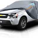 Waterproof Chevrolet Chevy Equinox(2005-2026) Car Cover with Breathable Vents, [2026 Upgrade] Premium Covers with Cotton Liner and Zipper Door, Sun Rain Snow Dust Uv Protection.(Gift with Towel)