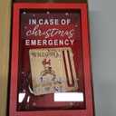 Christmas Gift Emergency Box (Large)  Funny Holiday Gift w/Hammer  Break in Case of Emergency Box  DIY Personalized Gift Box  Gag Christmas Decor for Friends, Coworkers & Family