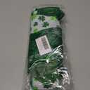ALIBBON Large LED St. Patrick's Day Bows for Wreaths, St Patrick's Wreath Bows, Glitter Green Shamrock Bows for Crafts, Irish St. Patrick's Day Decor, Buffalo Plaid Bows for Parades Party Supplies