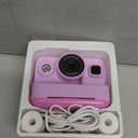 Kids Camera Instant Print, Dual-Lens Front Rear Selfie Camera for Kids, Christmas Birthday Gifts Toys for 3-12 Year Old Boys Girls, 2.4in Screen 1080P Kids Digital Cameras with 32G Card (Purple)