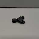 EVIL ENERGY 8AN Female to 8AN Male Flare Fitting, Y Block Union Splitter Swivel Adapter Fitting Aluminum Black