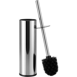BGL Chrome Toilet Brush and Holder,Stainless Steel Toilet Brushes for Bathroom with Holder