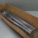 Set of Chrome Rods for Indoor Use Bathroom Kitchen Bedroom (No Hardware) 29"x2, 26"x2, 18"x1 Pcs