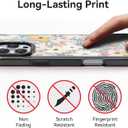 Bouvardia for iPhone 16 Pro Case, Compatible with Magsafe, Cute Design for Women & Girls, Protective & Aesthetic, Floral Theme - Flowers Blossoming (Gray Bumper)