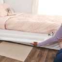 Regalo Safety 54 Extra Long Hideaway Bed Rail Guard for Toddlers, Toddler Bed Rail with Reinforced Anchor Safety System, 20 Tall Bed Safety Rail, Fits Twin, Full & Queen Beds