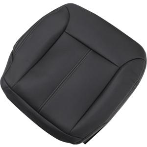 NLQR Front Driver Bottom Replacement Seat Cover Black Microfiber Leather Compatible with Mercedes Benz GL320 GL350 GL450 GL500 GL550 2007-2012