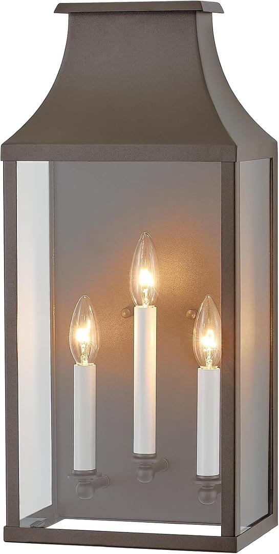 21" Large Classic Outdoor Wall Light Fixture,Exterior Sconce Lantern