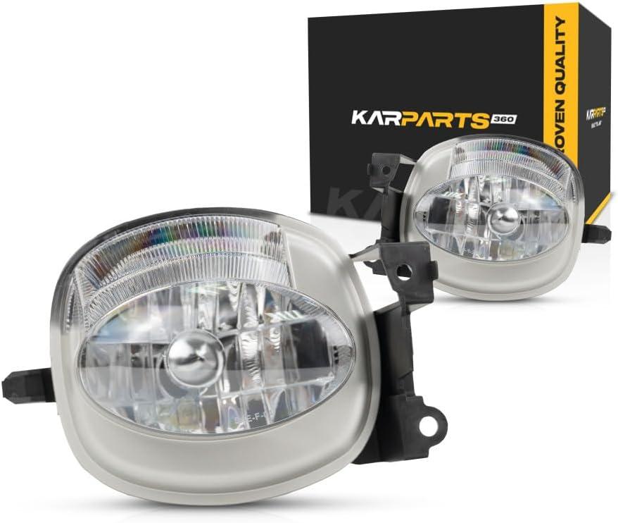 CarLights360 For Lexus ES350 Fog Light Assembly Unit 2007-2009 Driver and Passenger Side Pair DOT Certified LX2592108, LX2593108