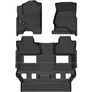 ANBINGOFloor Mats Fit for 2015-2020 Chevy Tahoe/GMC Yukon (Only for Bucket Seat / 7 Seat)(Not for XL), Fit All Weather Floor Mats for Tahoe Cargo Trunk Mat Liner Accessories