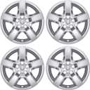 TangMiGe 4-Pack 17 inch Hubcaps Compatible with Chevrolet Chevy Malibu 2008-2012, FIT 17" Steel Wheel ONLY, Trim: LS. Rim Cover Skin Hub Cap (Silver Color)