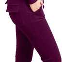 NE PEOPLE Womens Tracksuit Set 2 Piece Slim Fit Velour Velvet Casual Zip Up Hoodie Jacket Sweatsuit and Sweatpants (Purple, M)