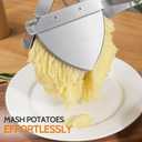 Potato Ricer, Sopito Stainless Steel Potato Masher for Commercial and Home Use, Orange