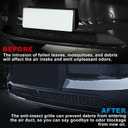 PSLER Front Bumper Grill Mesh - Fit for 2024 2025 Model 3 Highland Front Bumper Lower Grille Front Mesh Grille Lower Bumper Grill Cover for Model 3 Refresh Accessories 2024 2025