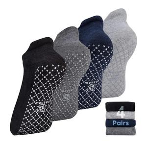 unenow Unisex Non Slip Grip Socks with Cushion for Yoga Pilates Barre Home & Hospital